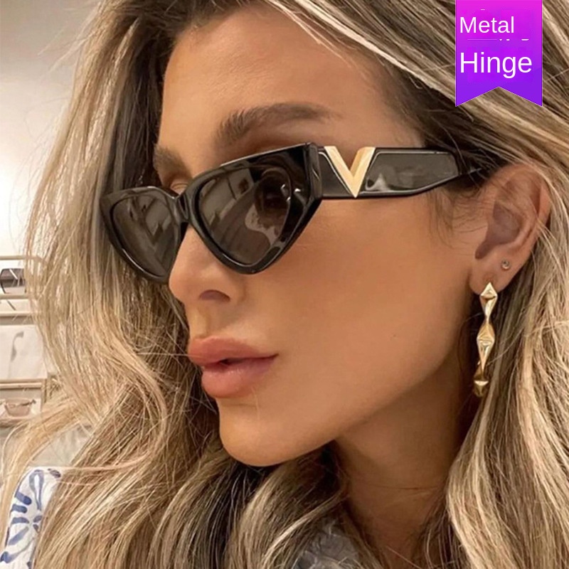 Kính Mát Gọng Mắt Mèo Tam Giác Thời Trang LCYY2023 923