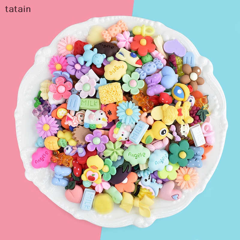 Set 100 Túi Đựng Quà Mini Bằng Nhựa Resin Dễ Thương Diy