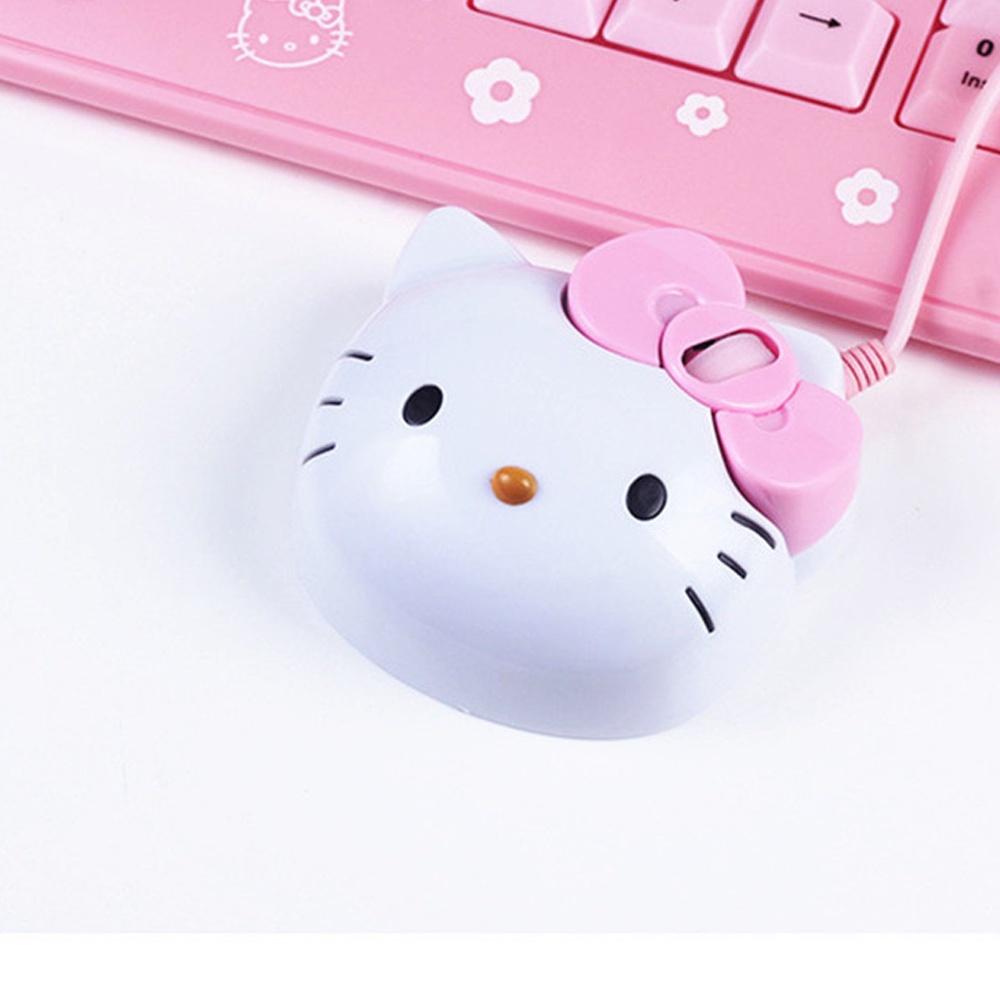 Chuột Quang Hình Hello / kitty 3D Có Dây Cho Máy Tính