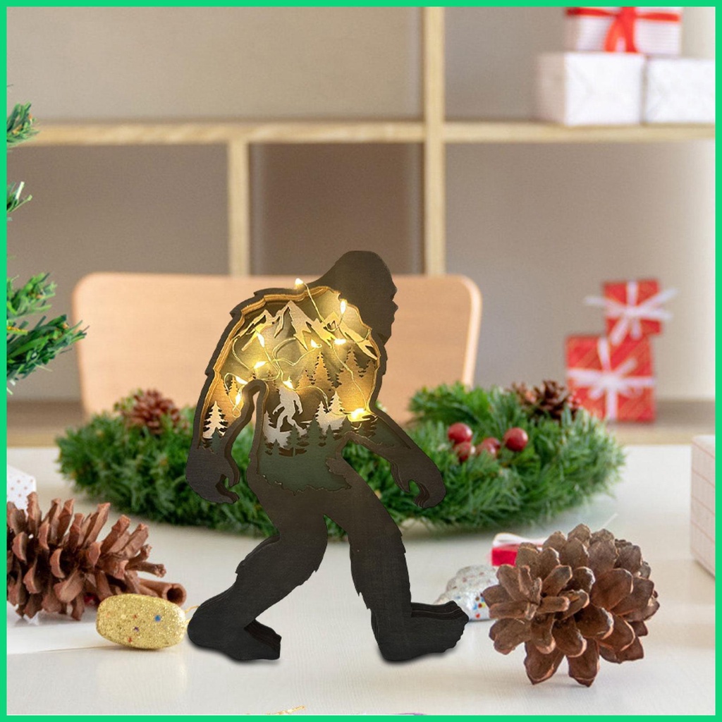 Phụ Kiện Trang Trí Tường Hình Gấu Nâu 3D Nhiều Tầng Sáng Tạo