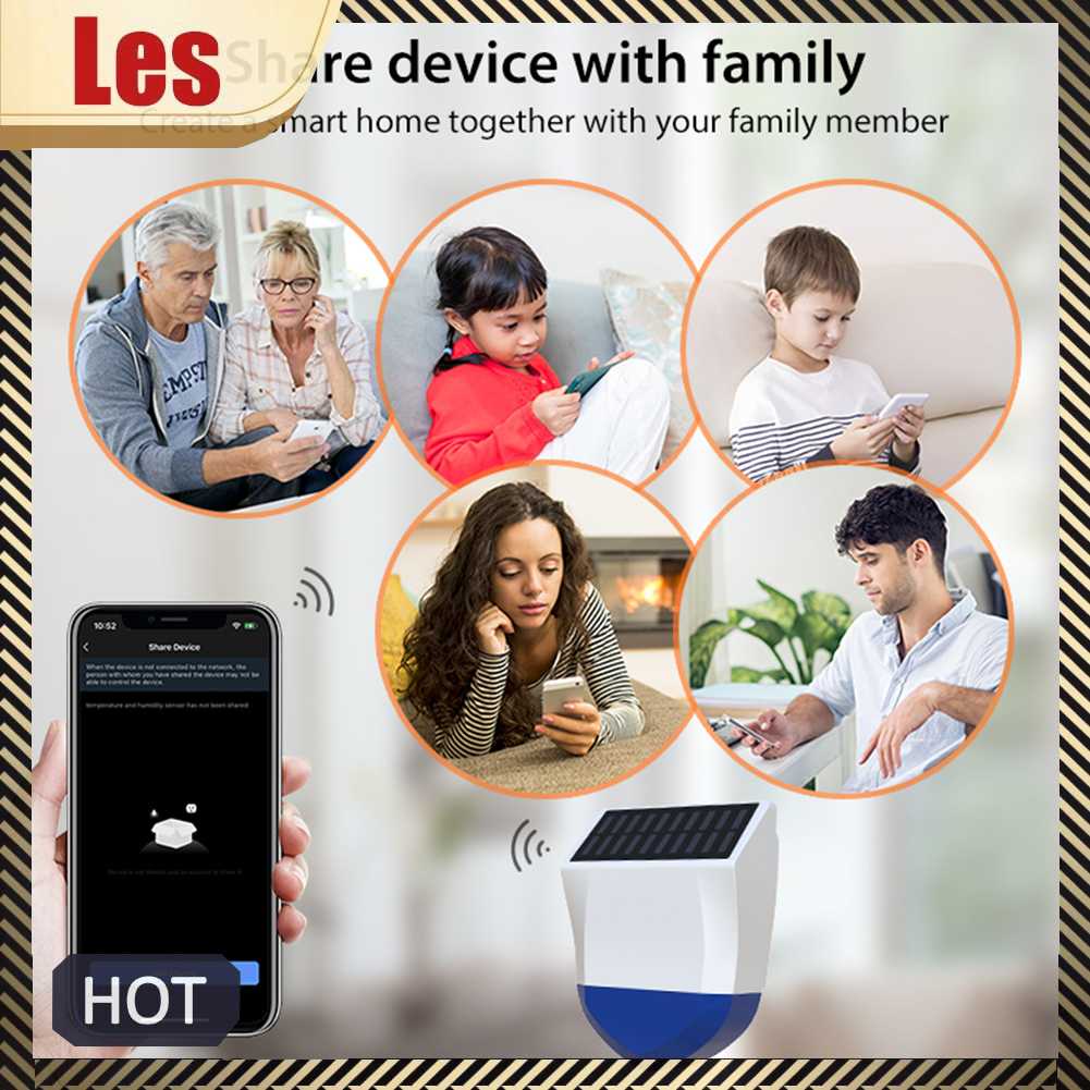 Còi Báo Động Thông Minh Chống Nước IPX5 Cảm Biến Âm Thanh