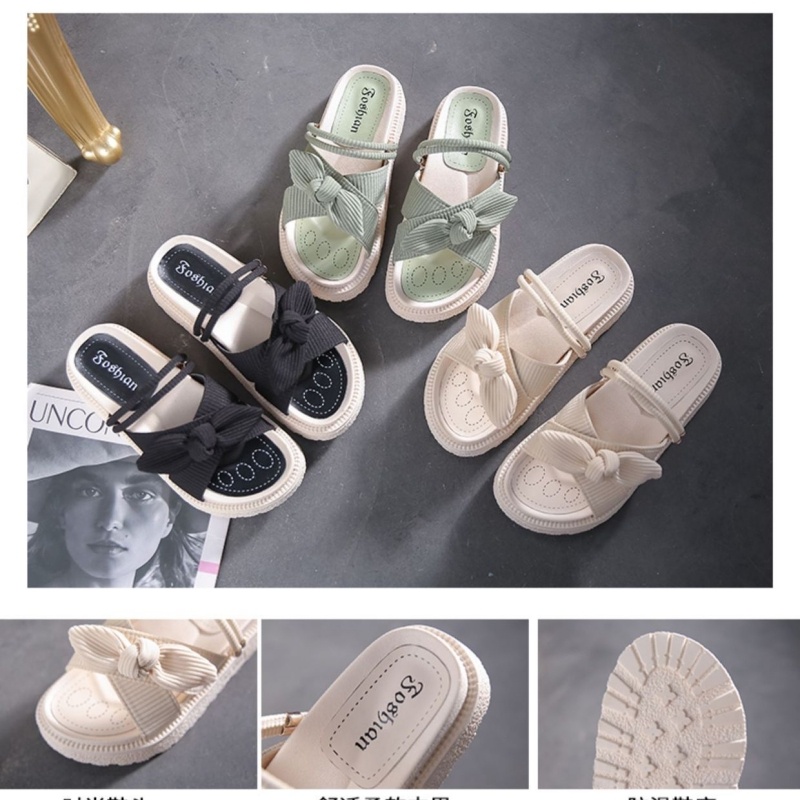 Sandal Đế Dày Thời Trang Mùa Hè 2023 Phong Cách Mới Cho Nữ