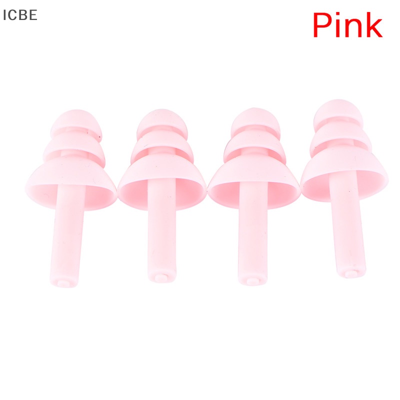 Bộ 4 Nút Bịt Tai Chống Ngáy Bằng Silicon Thoải Mái Khi Ngủ