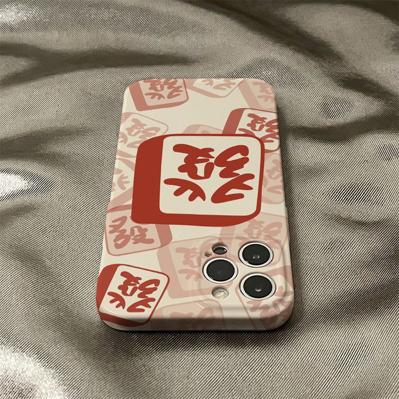 Ốp Điện Thoại Cứng Họa Tiết Mạt Chược 14pro11 14 Cho iphone14promax13 WDT0