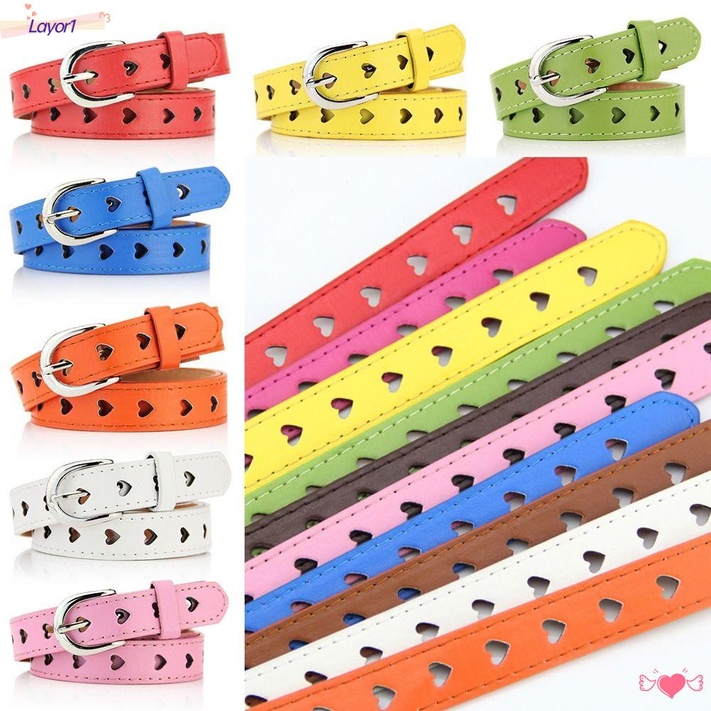 Dây Thắt Lưng Mảnh Mặt Trái Tim Trang Trí Thời Trang Cổ Điển LAYOR1