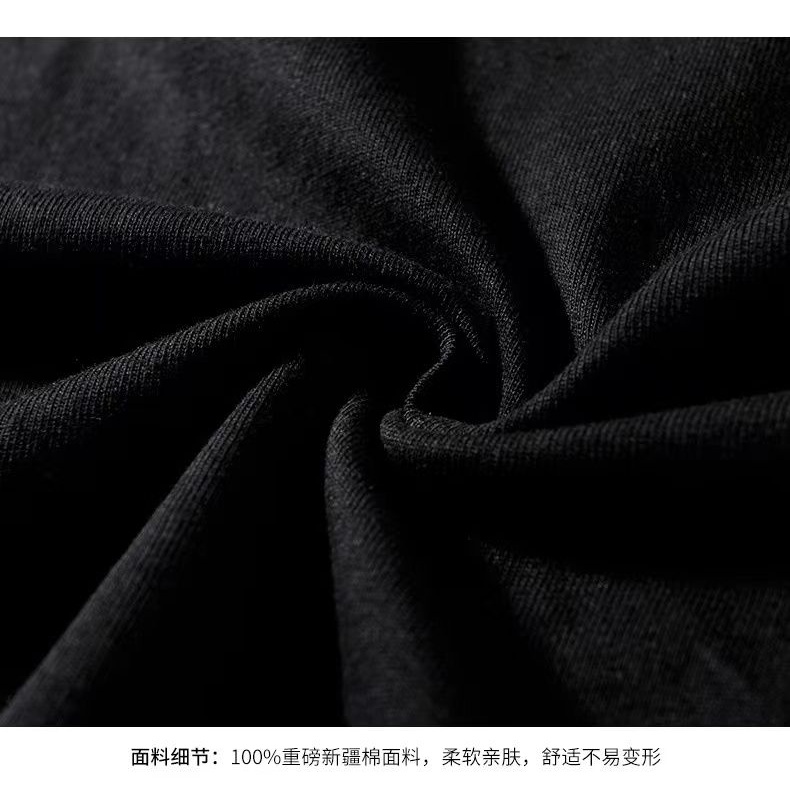 Áo Thun 100% Cotton WE11DONE Cổ Tròn Ngắn Tay In Chữ Sau Lưng Thời Trang Cho Nam Nữ