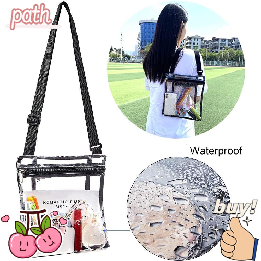 Túi Đeo Chéo Trong Suốt Chống Thấm Nước Có Thể Điều Chỉnh Dây Đeo