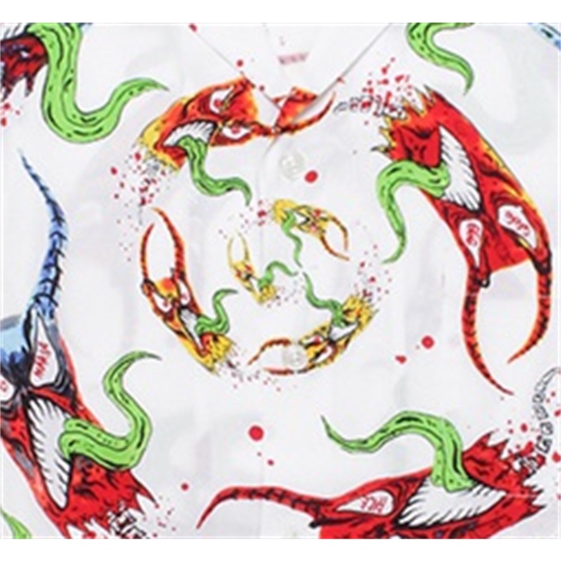 Áo Sơ Mi Tay Ngắn Plus Size Họa Tiết Graffiti Nhiều Màu Sắc Cho Nam Và Nữ