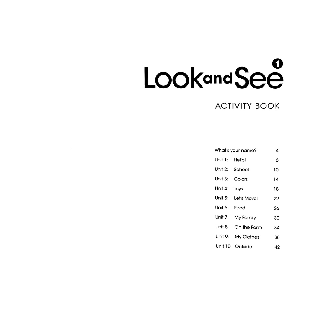 Look And See AME 1: Activity Book