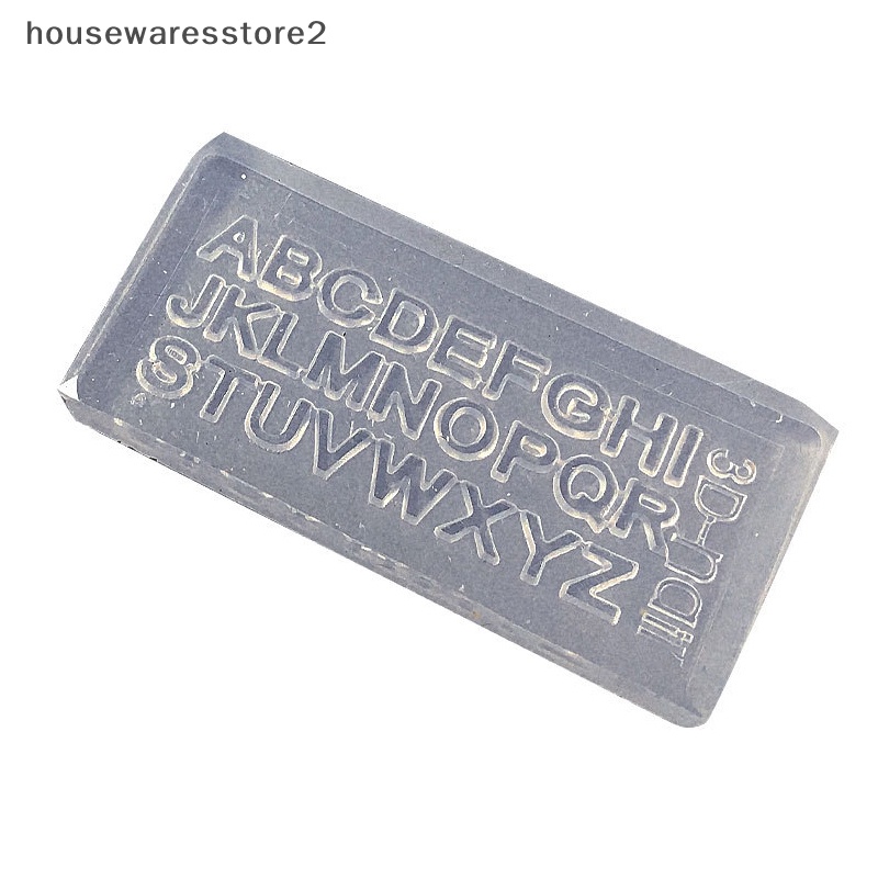 1 Khuôn Silicone Tạo Hình Chữ Cái 3D Trang Trí Móng Tay DIY