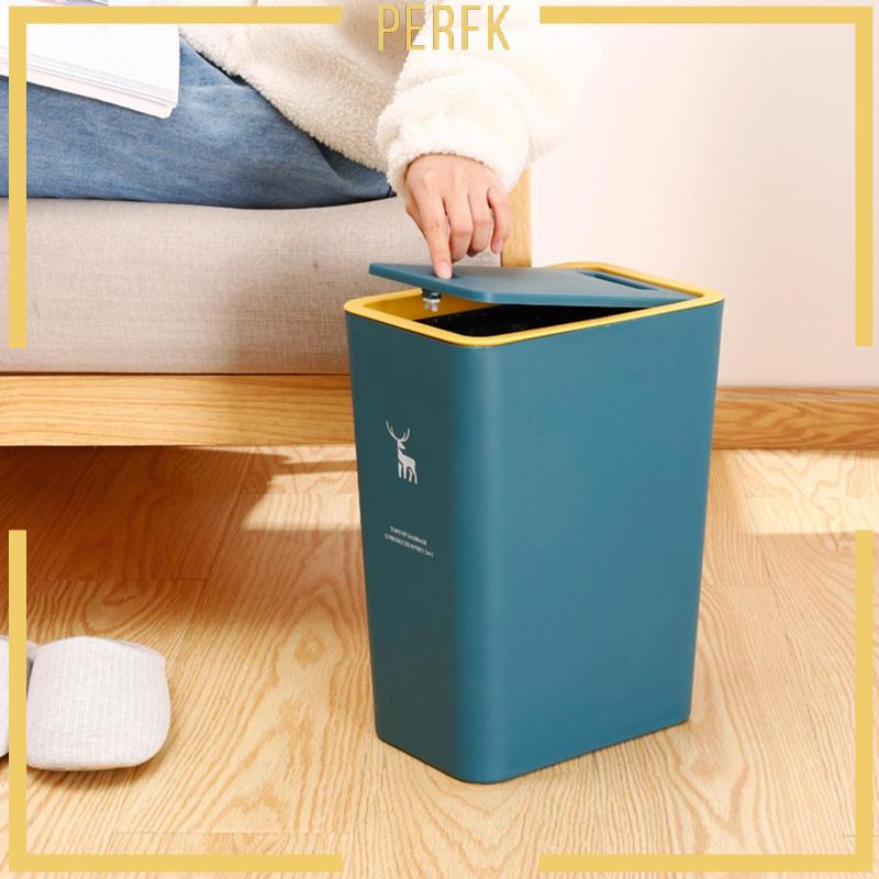 Thùng Rác Có Nắp Đa Năng Cho Phòng Tắm / Nhà Bếp