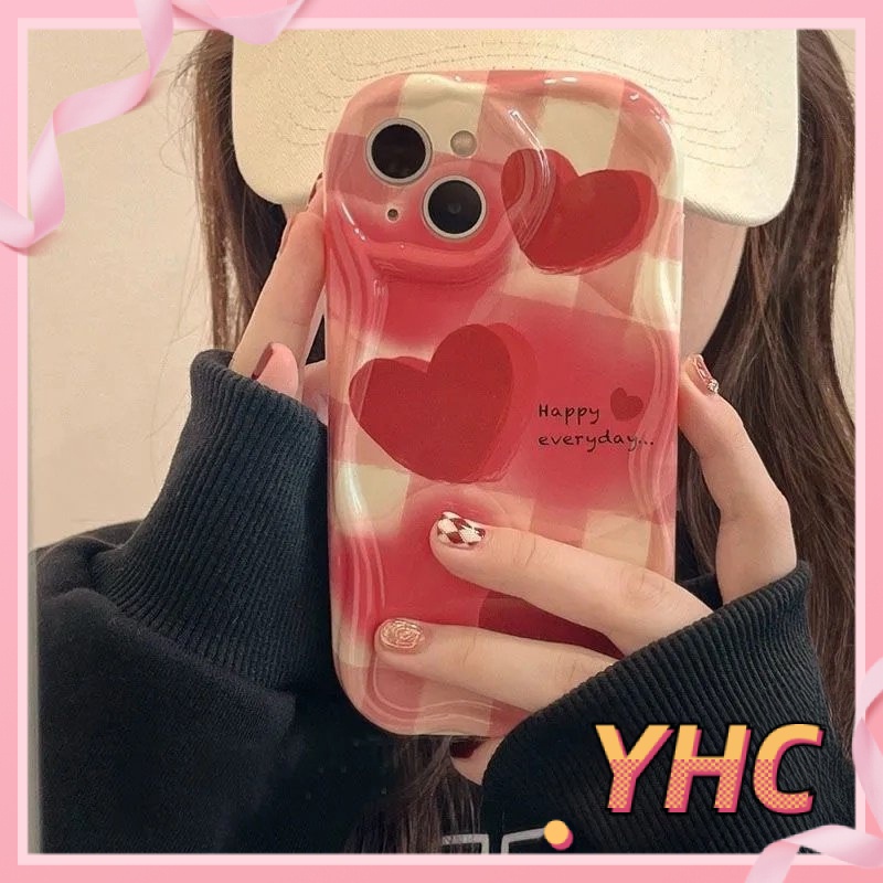 Ốp Lưng iPhone Vỏ mềm chống rung gợn sóng hình trái tim Cho Iphone 6 / 6S / 6splus / se / 7 / 7plus / 8 / 8plus / X / xs / xsmax / 11 / 12 / 13 / 14 / Plus / pro / pro max-207