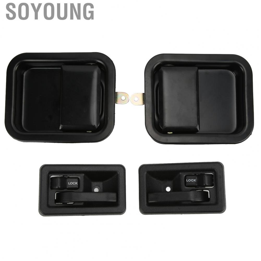 Soyoung Exterior Interior Door Handles CH1352106 Black  Fading  Aluminum Alloy for Car