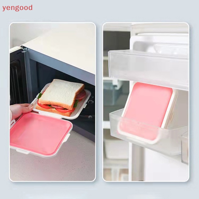 Hộp Đựng Bánh Mì Sandwich Bằng Silicon Tái Sử Dụng Tiện Lợi Ốp