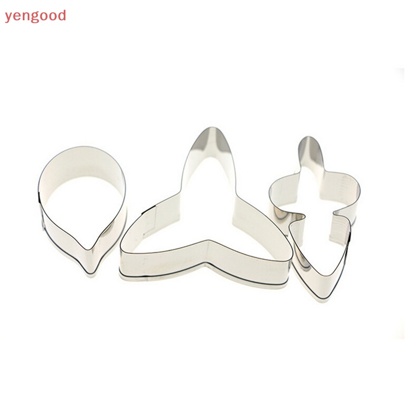 Khuôn Cắt Kẹo Đường Tạo Hình Cánh Hoa Trang Trí Bánh Bằng Thép Không Gỉ