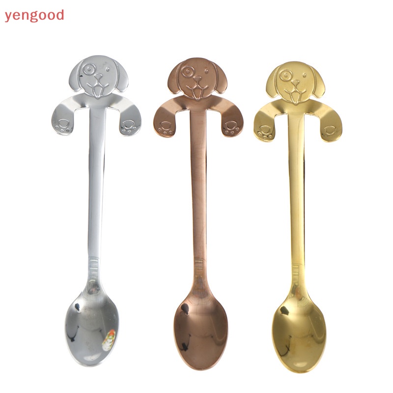 (YGD) Muỗng Cà Phê Bằng Thép Không Gỉ Hình Cún Cho Nhà Bếp