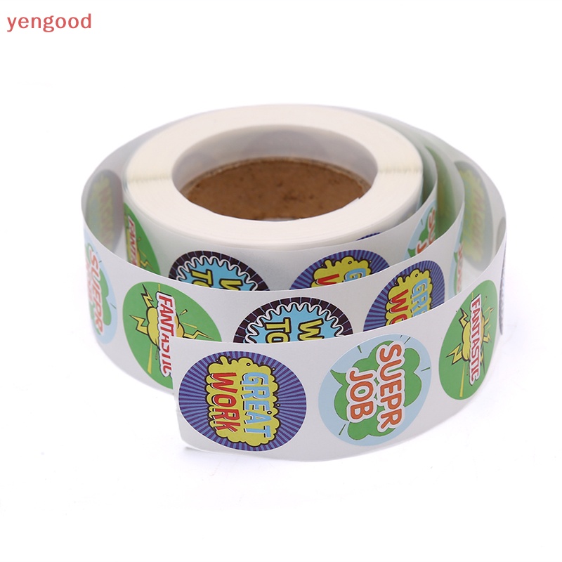 Cuộn 500 Miếng Dán Trang Trí Hình Trái Tim Dễ Thương