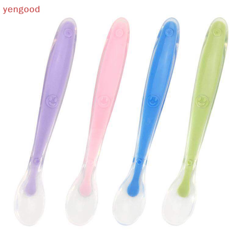 Muỗng Ăn Bằng Silicone Chất Lượng Cao Dành Cho Trẻ Nhỏ