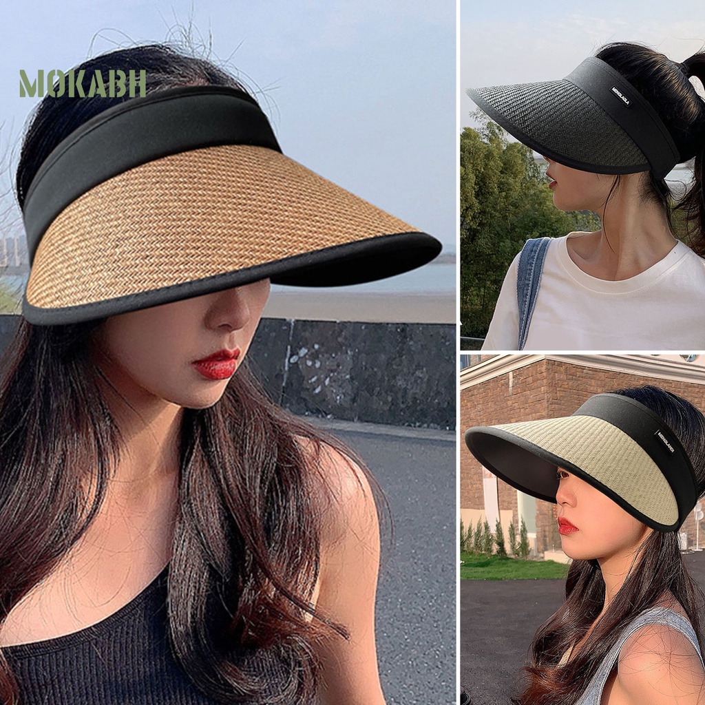 Nón Rộng Vành Hở Chóp Có Khóa Điều Chỉnh Được Thời Trang Mùa Hè Cho Nữ