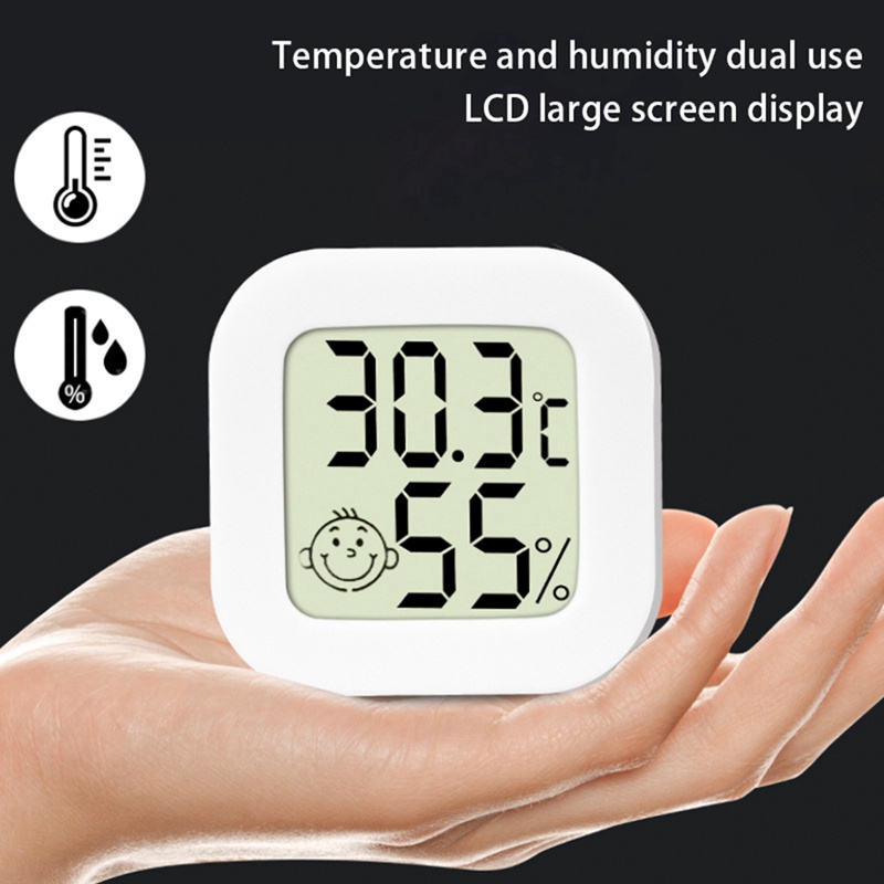 Nhiệt Kế Điện Tử Đo Nhiệt Độ Và Độ Ẩm Kỹ Thuật Số Bốn Màu Sắc Dành Cho Văn Phòng / Trong Nhà