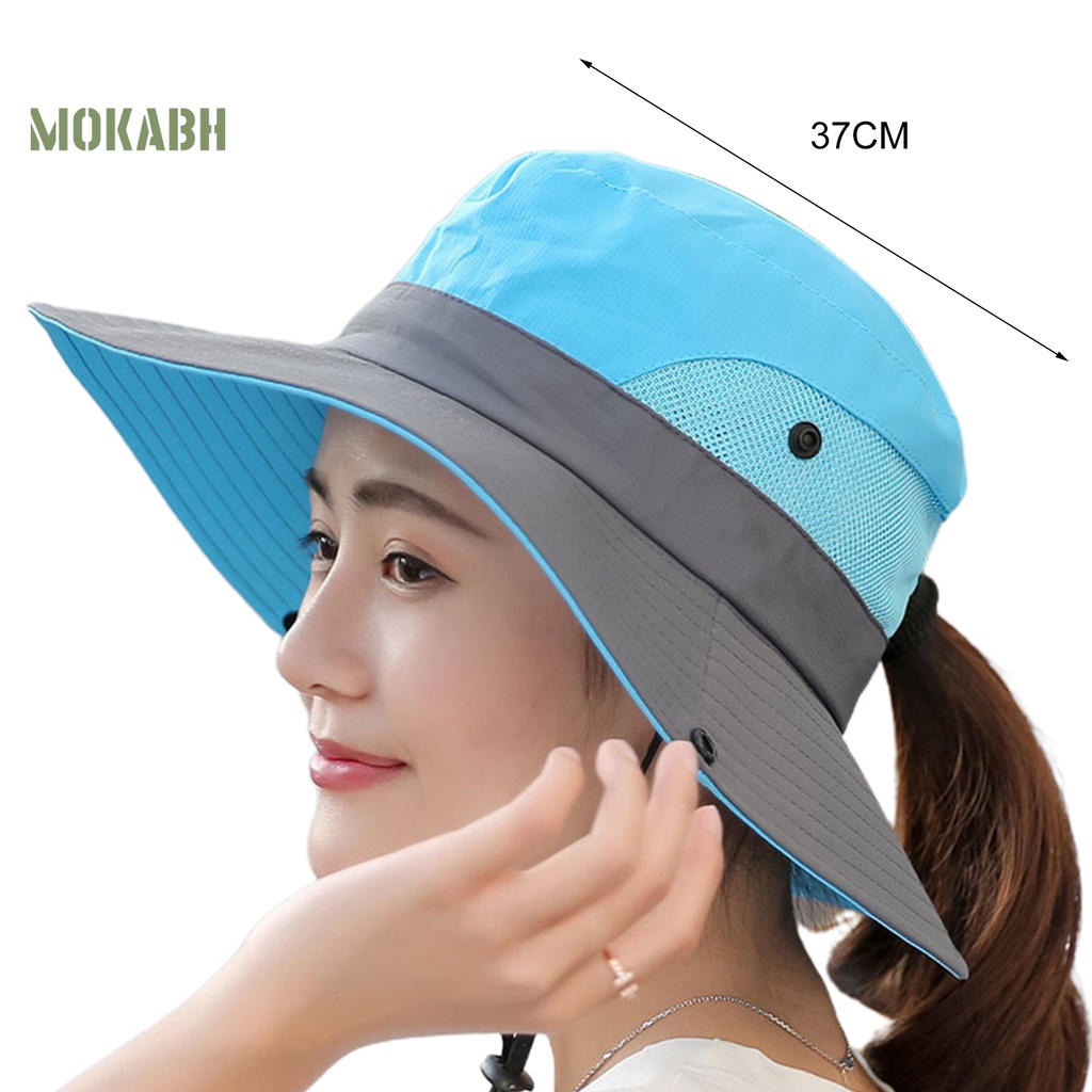 [Mok Abh] Mũ Bucket Rộng Vành Thời Trang Mùa Hè Cho Nữ