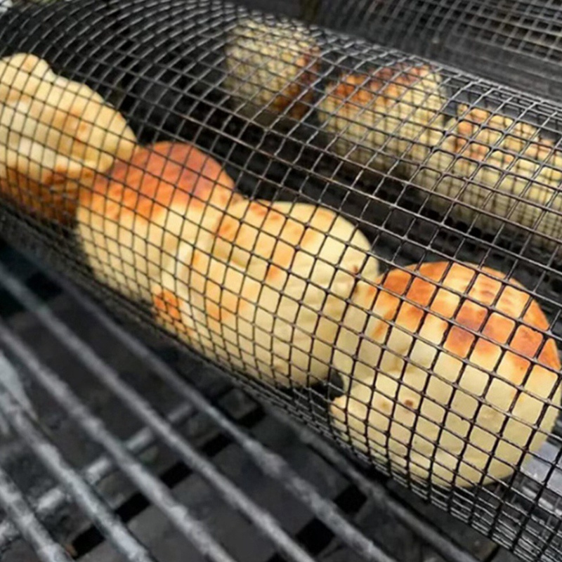 Set 4 Vỉ Nướng BBQ Bằng Thép Không Gỉ Chống Dính