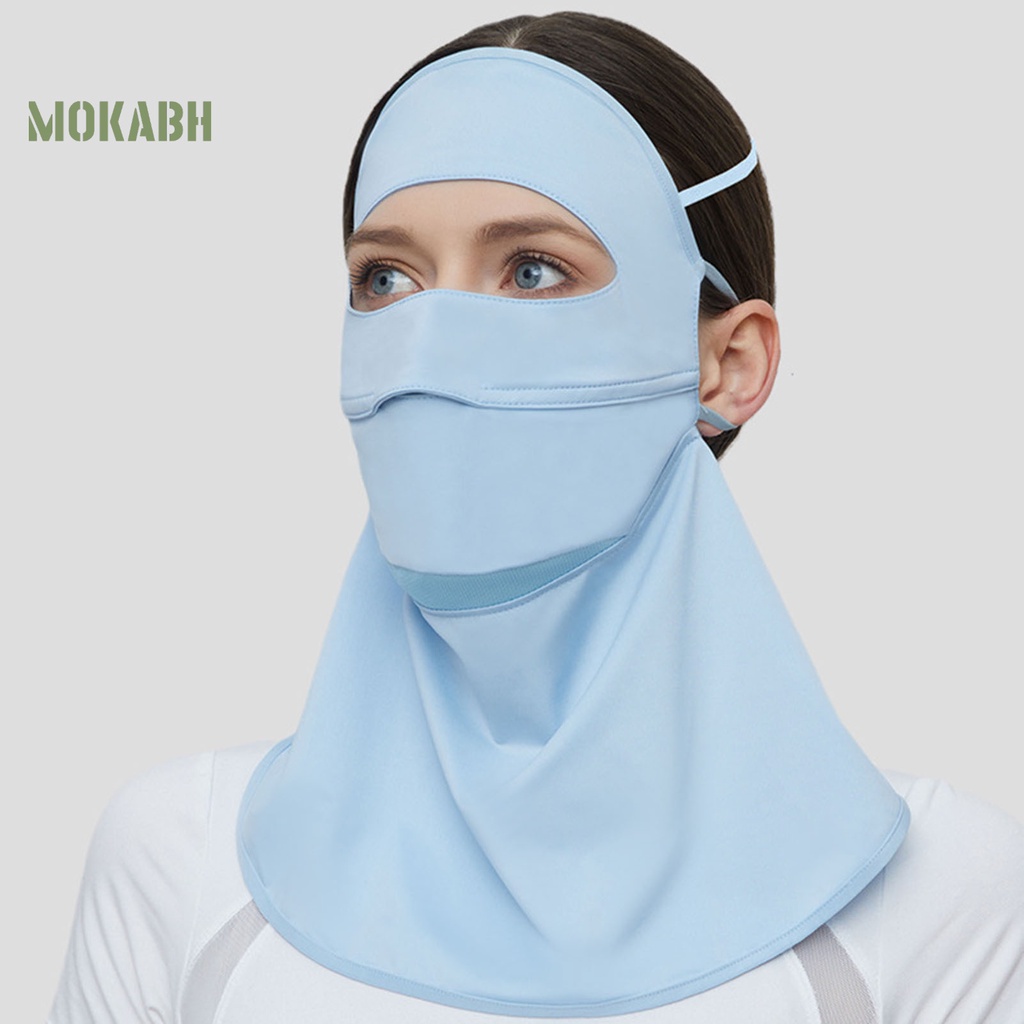 Khẩu Trang Chống Nắng Mok Abh Thân Thiện Với Làn Da Chống Rơi Và Tia UV Có Thể Điều Chỉnh