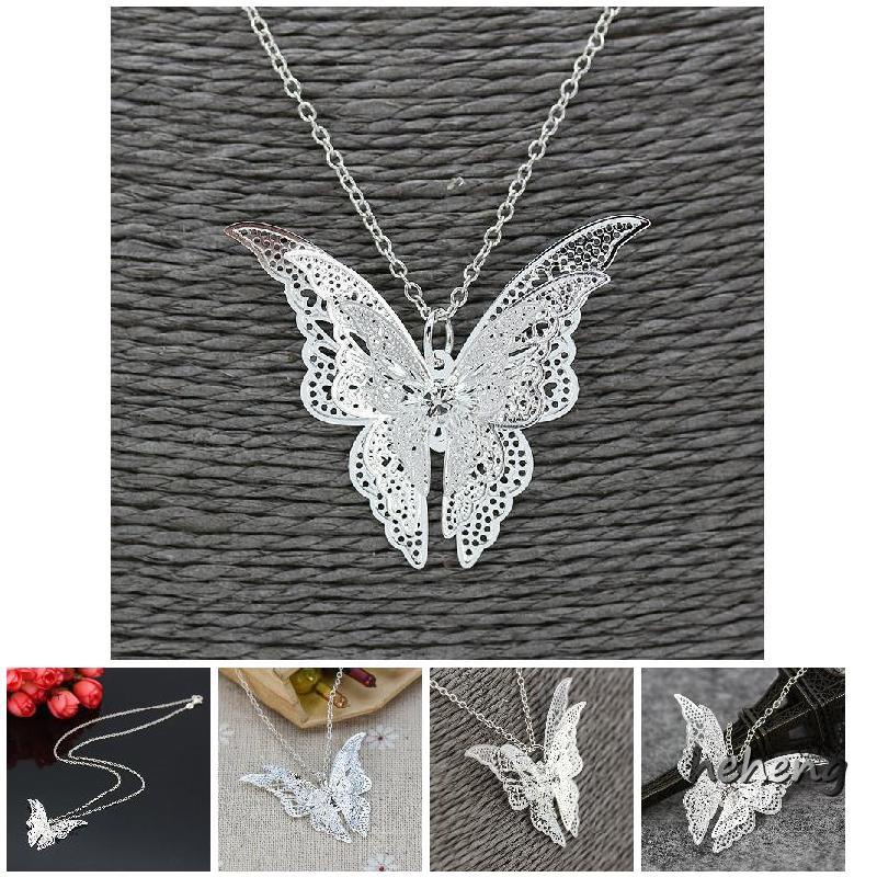 Vòng cổ Mạ BạC 925 HìNh BướM Xinh XắN (MớI 20)