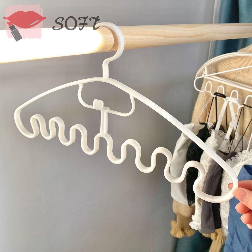 Set 1 / 3 Móc Treo Cà Vạt Bằng Nhựa Đơn Giản Sắp Xếp Gọn Gàng