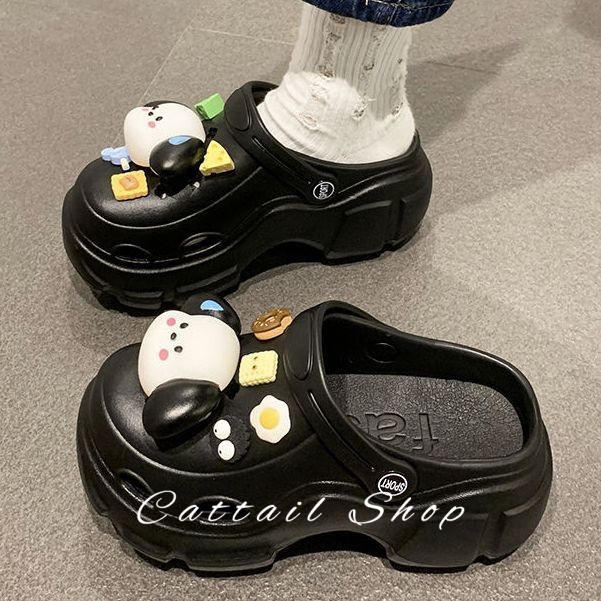 Cattail dép dép nữ dép bánh mì nữ dép bánh mì nữ Chống Trượt 060212