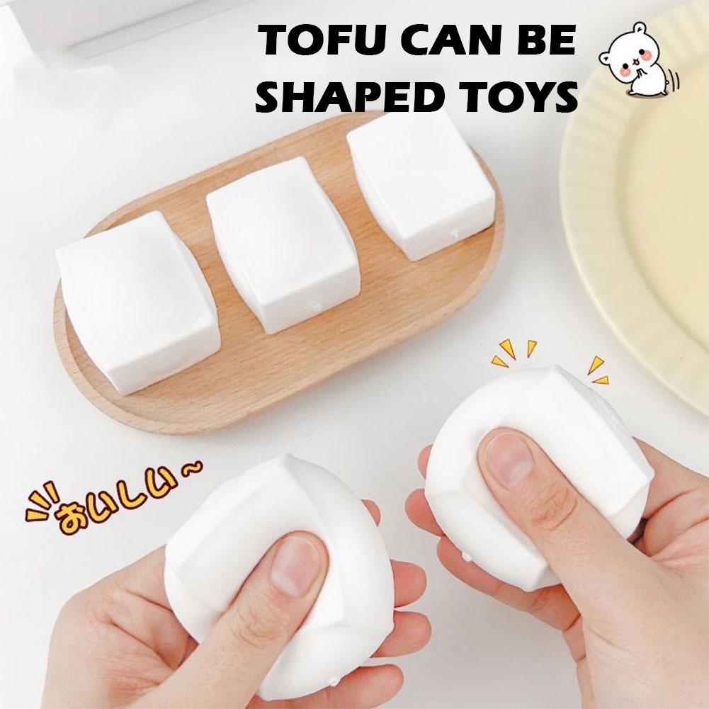 Đồ Chơi Bóp Hình Đậu Hũ Mềm Giúp Giải Tỏa Căng Thẳng