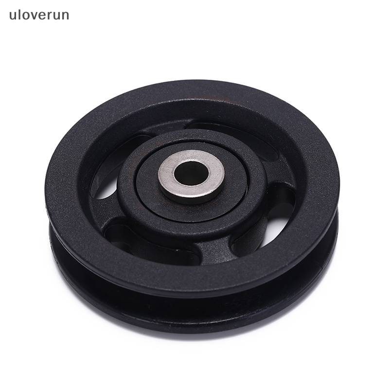 1 Bánh Xe Ròng Rọc Lõi Sắt Màu Đen 90mm Chống Mòn Dành Cho Tập Gym Vn