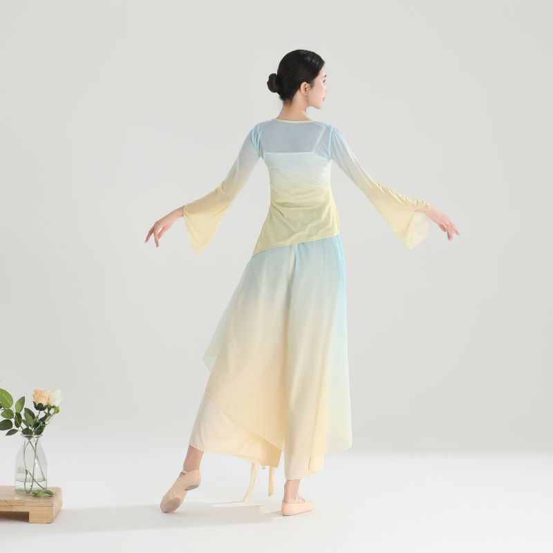 Trang Phục Biểu Diễn Múa Truyền Thống Trung Hoa Thanh Lịch Cho Nữ