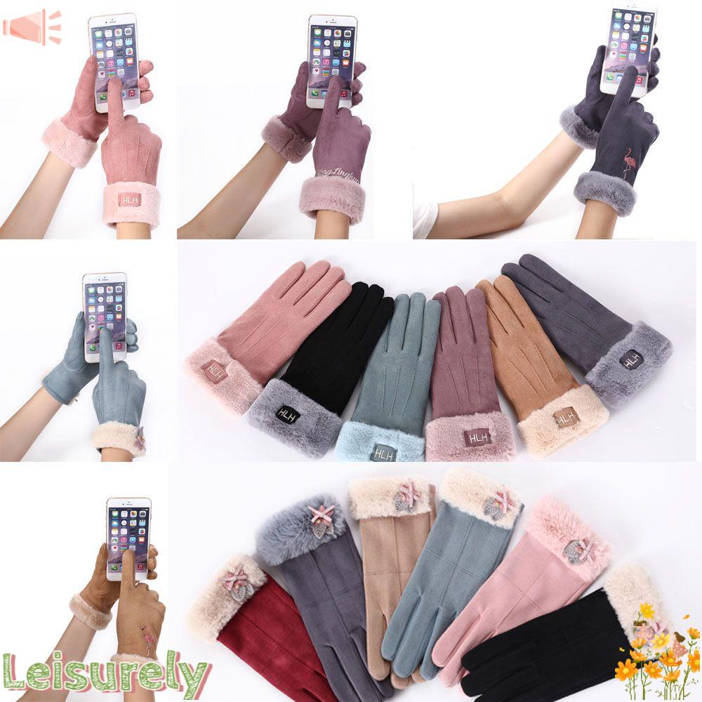 Găng Tay Giữ Ấm Mùa Đông Có Thể Chạm Màn Hình Cảm Ứng Lei