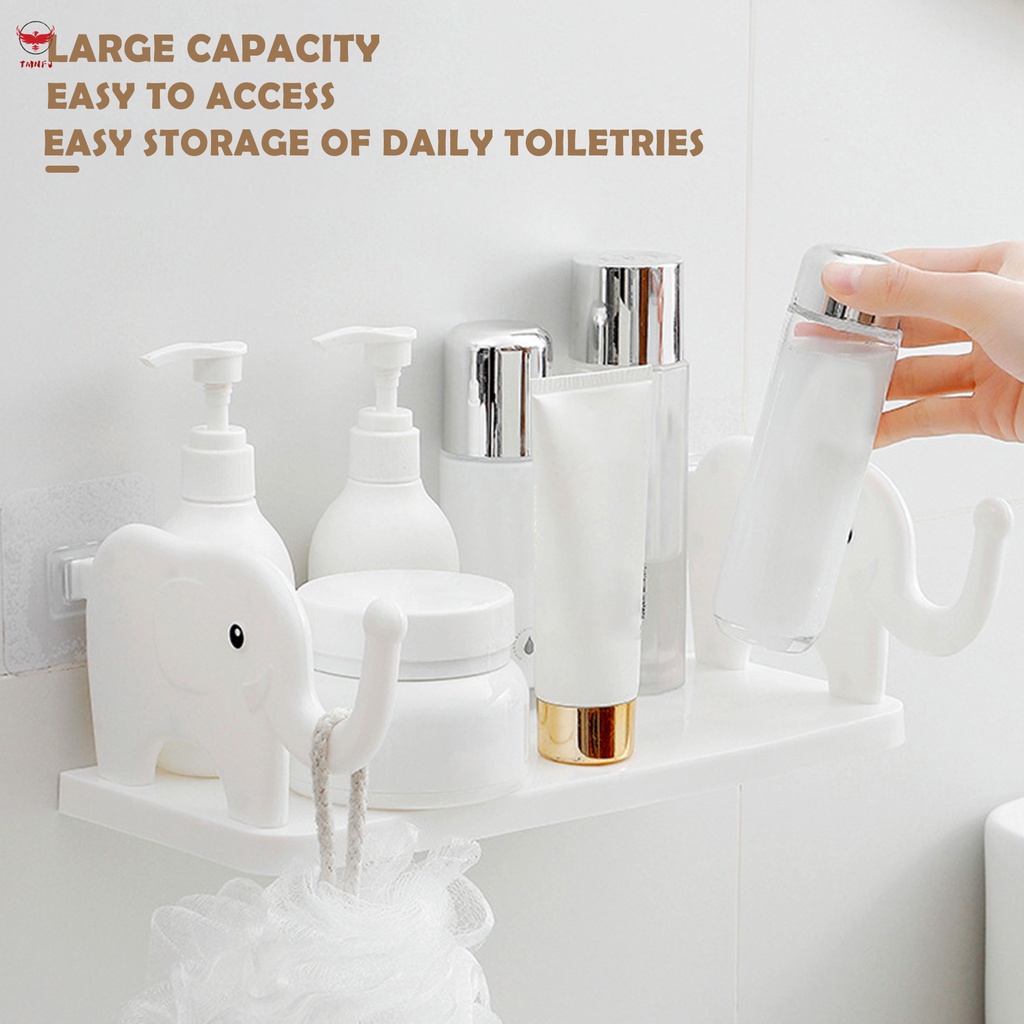 Kệ Đựng Đồ Dùng Gắn Tường Không Cần Khoan Tiện Dụng Cho Nhà Tắm / Phòng Khách