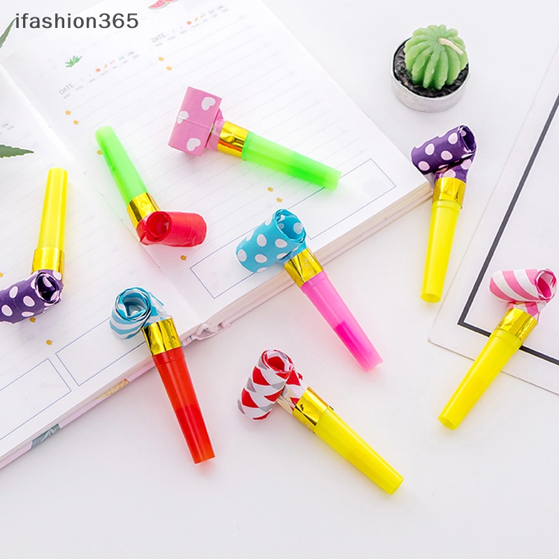 Set 20 / 40 Còi Thổi Nhiều Màu Sắc Họa Tiết Rồng Vui Nhộn ifashion365