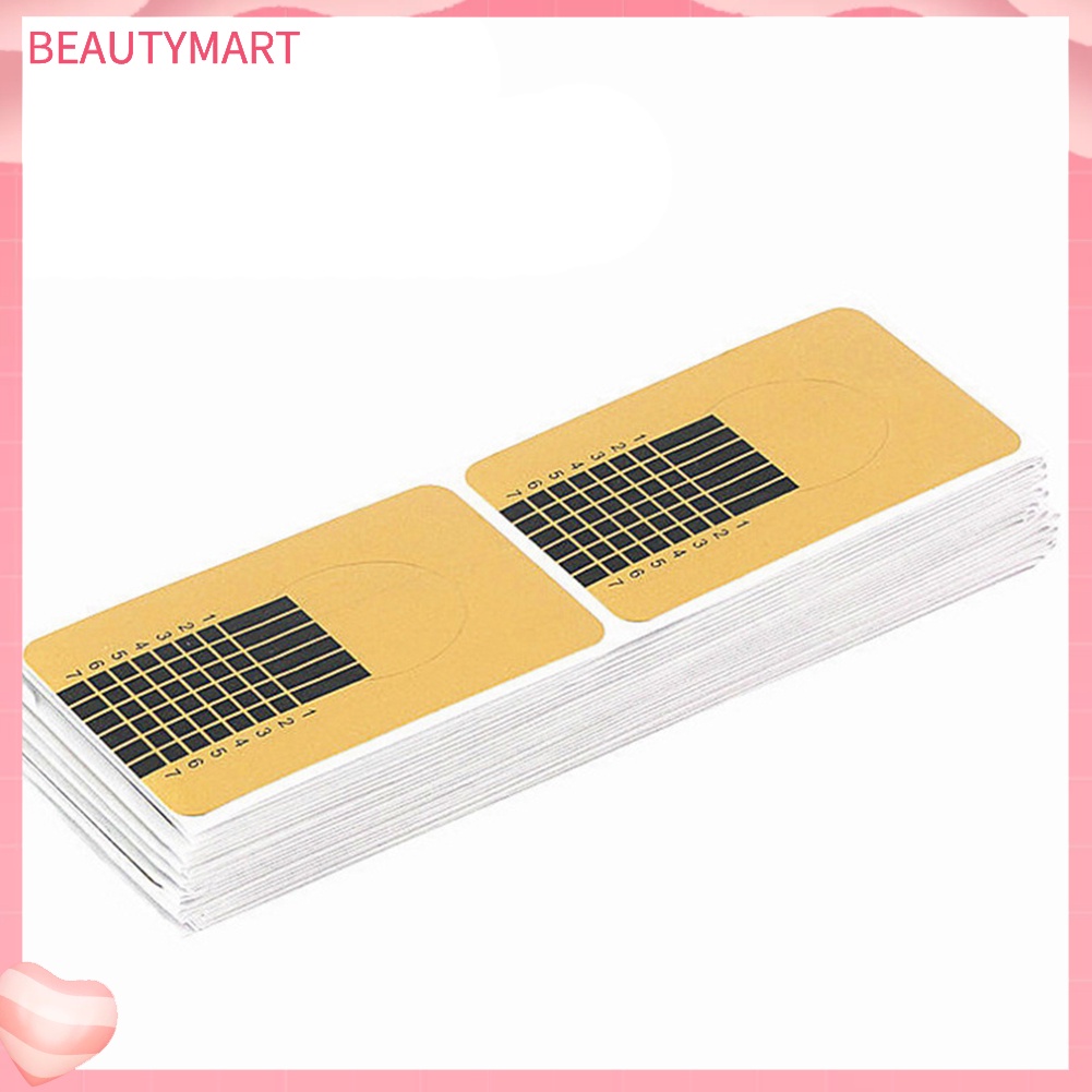 Bộ 100 Giấy Nối Dài Móng Tay Hình Vuông Tiện Dụng