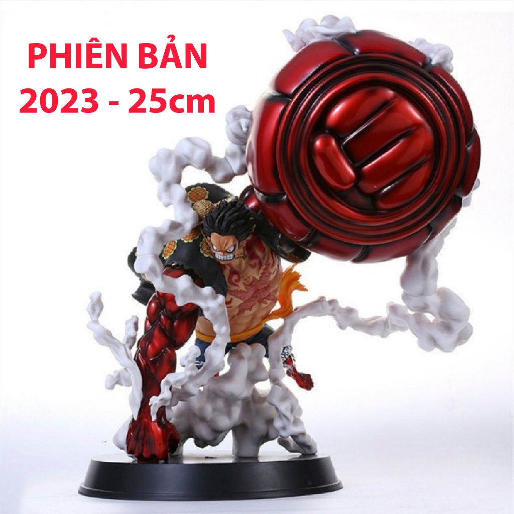 Bản LED | Mô hình Luffy gear 4 snakeman cực chiến cao 25cm | Figure anime one piece vua hải tặc đồ chơi mô hình làm quà