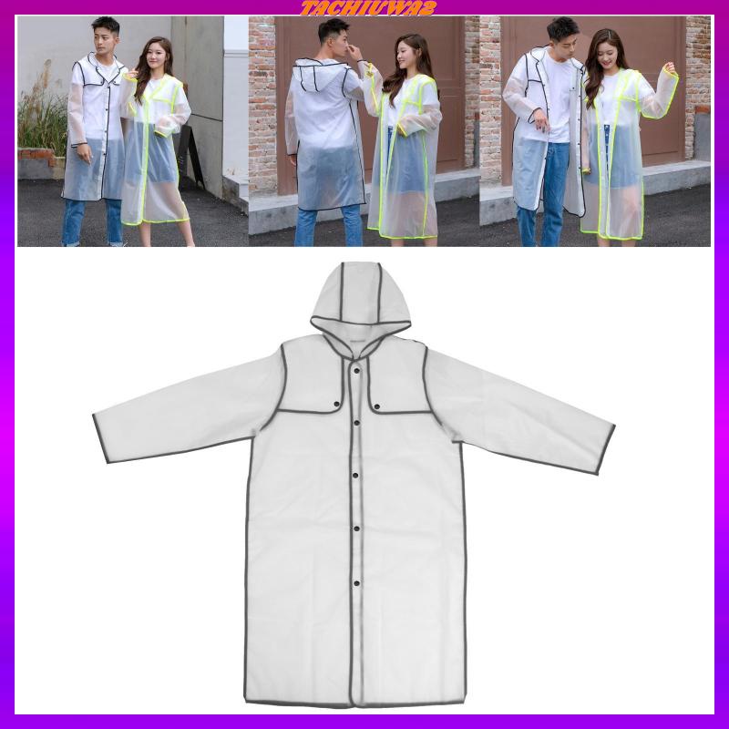 Áo Mưa Dáng Dài EVA Có Mũ Trùm Chống Thấm Nước Tachiuwa2 Cho Nam Và Nữ