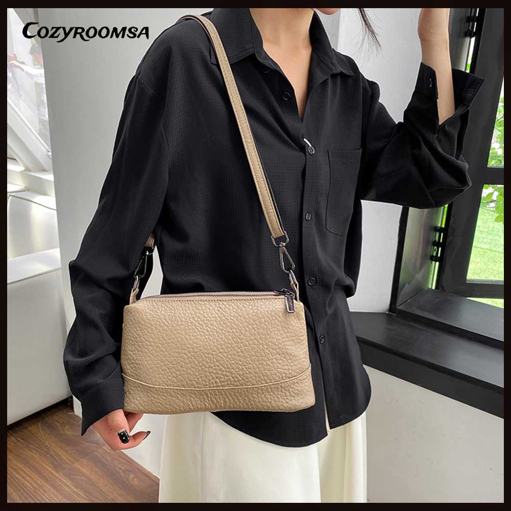 Túi Da Bò Đeo Dưới Cánh Tay Thời Trang Cho Nữ