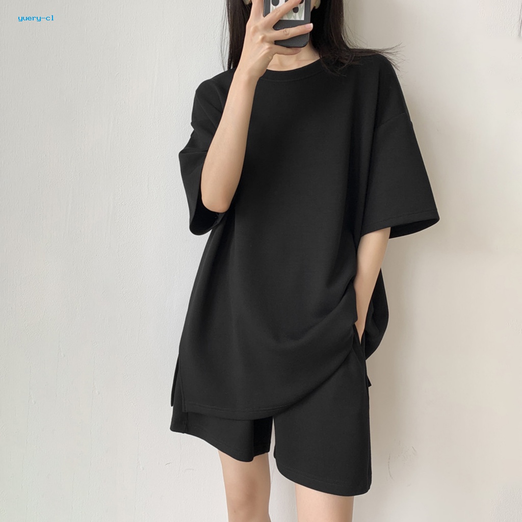 Set 2 Món Áo Thun Phối Dây Rút + Quần Short Thời Trang Cá Tính Trẻ Trung