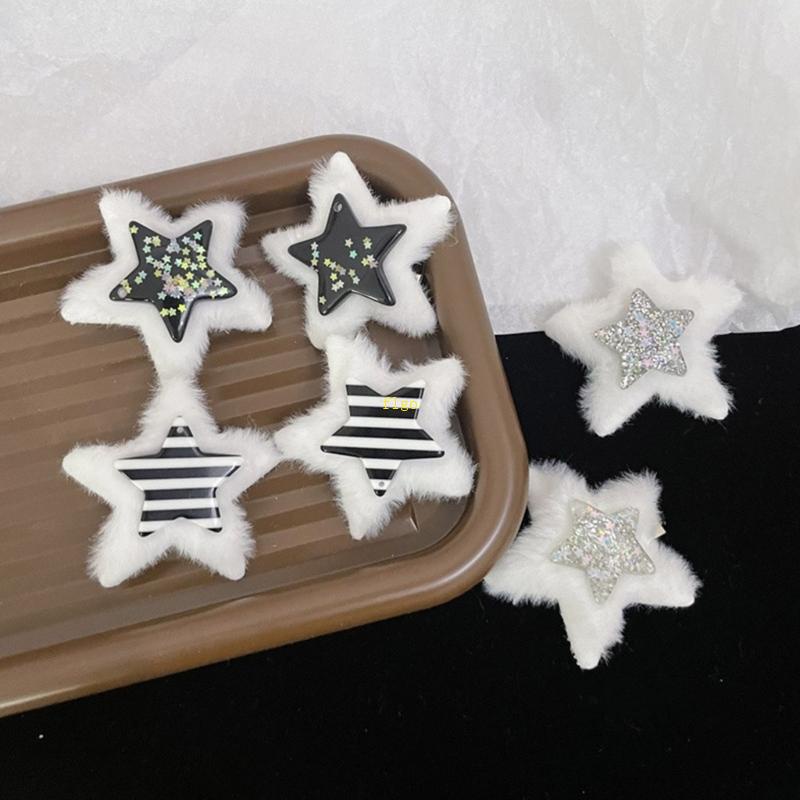 Kẹp Tóc Hình Ngôi Sao Nhiều Màu Sắc Dùng Hóa Trang Tiệc Sinh Nhật / Tiệc Halloween