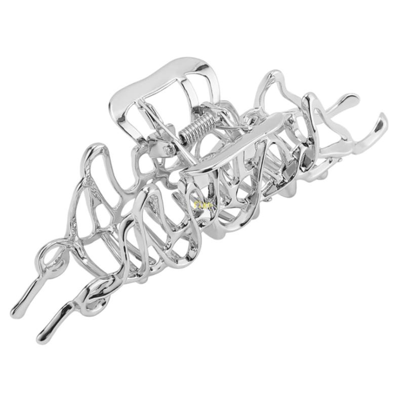 Kẹp Tóc Càng Cua Bằng Hợp Kim Không Trượt Chắc Chắn Phong Cách Punk