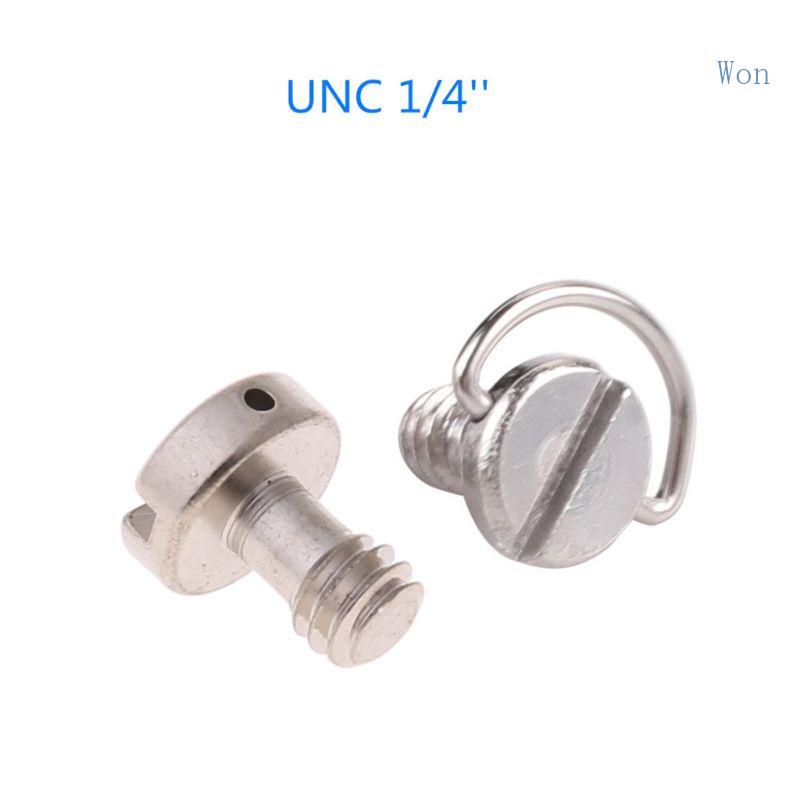 Ốc Vít Hợp Kim Nhôm Hình Chữ D 1 4 inch Chuyển Đổi Gậy Ba Chân Cho Máy Ảnh DSLR