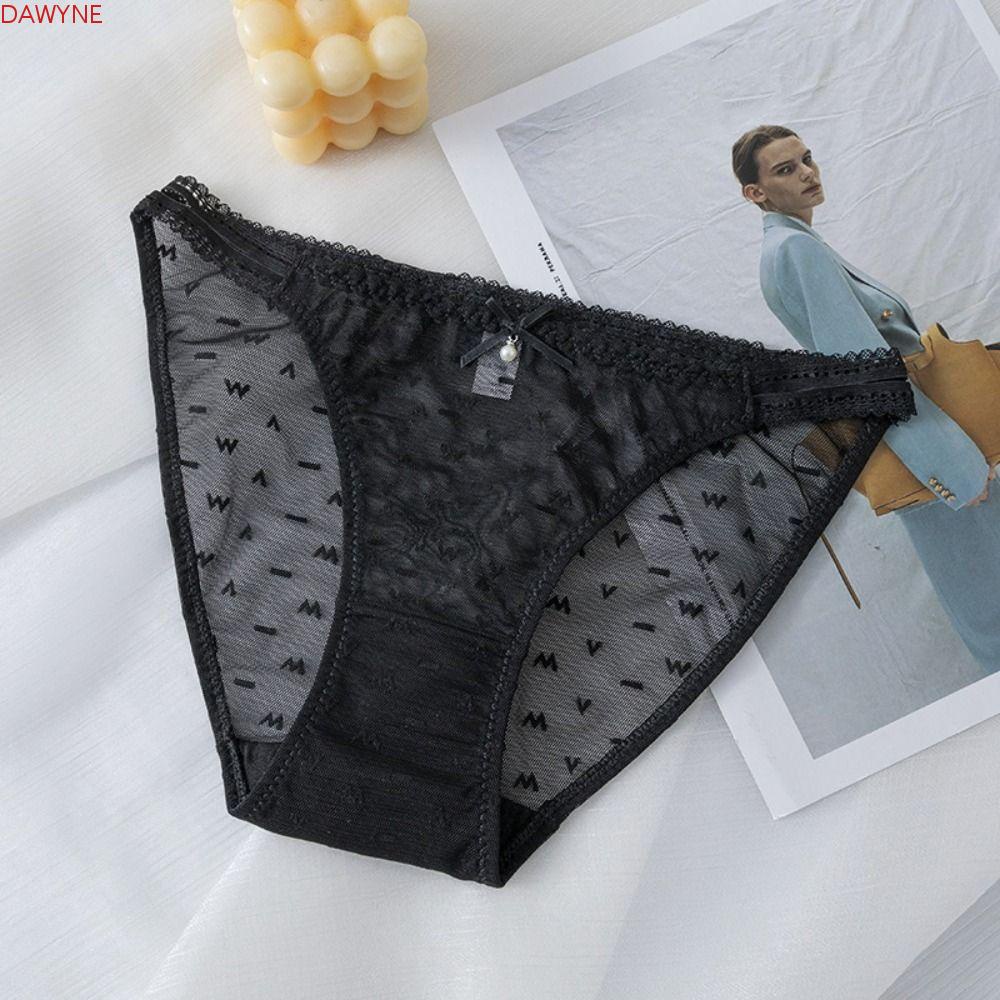 Quần Lót DWAYNE Vải Cotton Mềm Mại Co Giãn Phối Ren Phong Cách Hàn Quốc