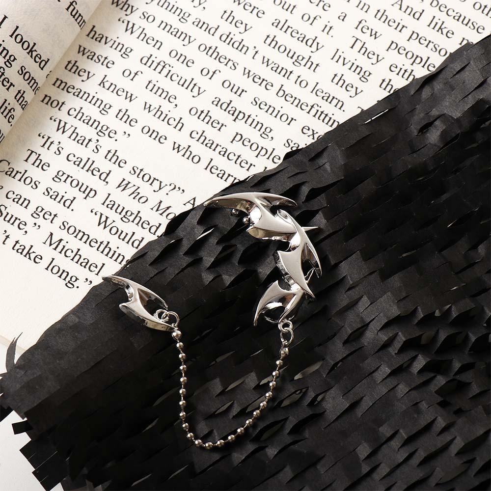 Khuyên Kẹp Vành Tai Hình Phi Tiêu Thanh Lịch Cho Nữ