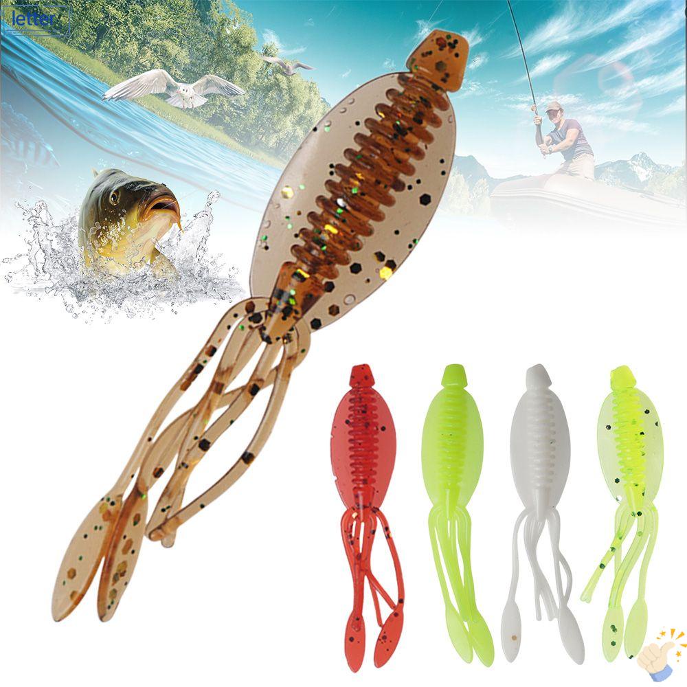 Mồi Câu Cá Giả Hình Bạch Tuộc Độ Bền Cao