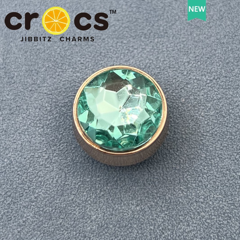 Jibbitz Phụ Kiện Khóa Gài Giày crocs Đính Đá Kim Cương Nhiều Màu Sắc Sặc Sỡ Trang Trí Chất Lượng Cao