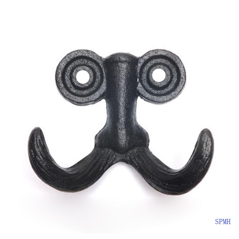 Móc Treo Đồ Gắn Tường Chịu Tải Nặng Kiểu Cổ Điển Màu Đen Cho Nhà Bếp / Phòng Ngủ / Nhà Tắm