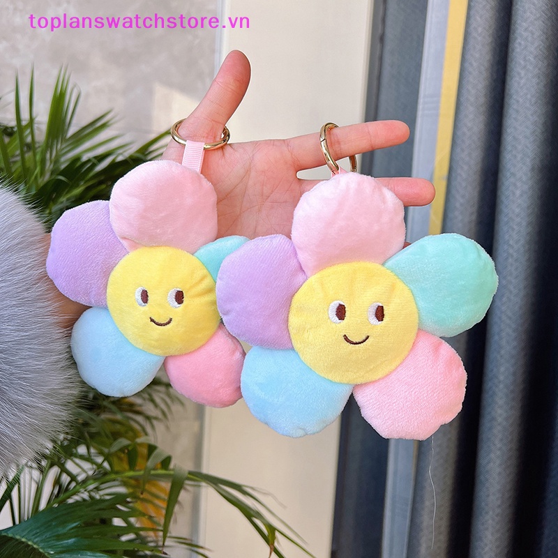 Móc Khóa Hình Hoa Hướng Dương Nhồi Bông Đáng Yêu